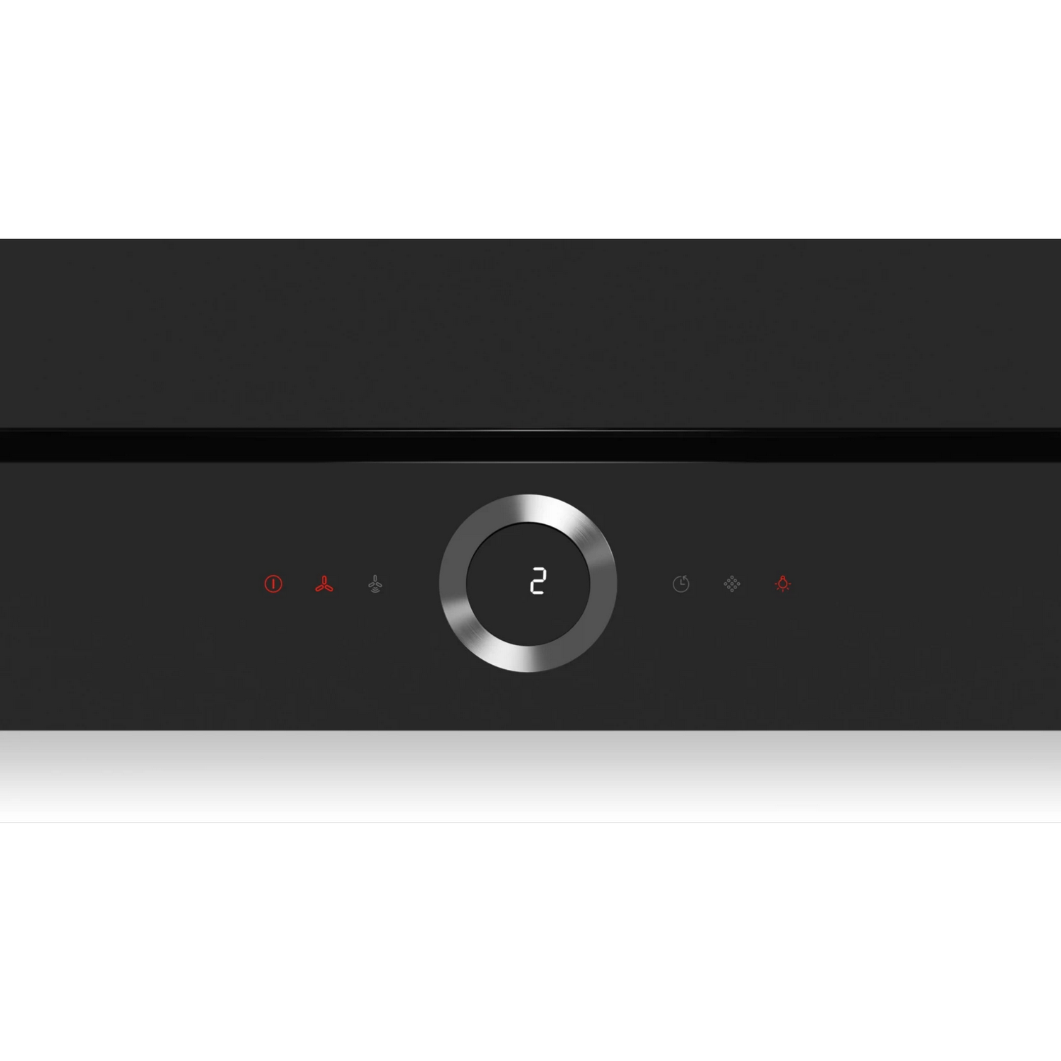 Campana decorativa - Bosch DWF97RV60, Decorativa, 730 m³/h, 57 dB, Home Connect, Motor EcoSilence, A, 89 cm, Negro