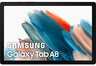 Tablet - Samsung Tab A8, 128 GB, Plata, Wi-Fi + LTE, 10.5" WUXGA, 4 GB RAM, Unisoc T618, Android 11