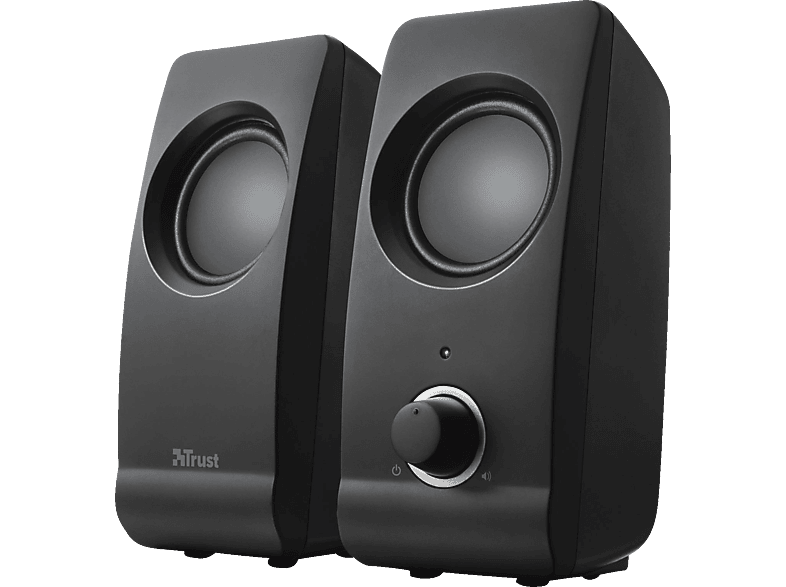2.0 Lautsprecherset TRUST Remo Schwarz 2.0 PC | - MediaMarkt für Lautsprecherset Schwarz