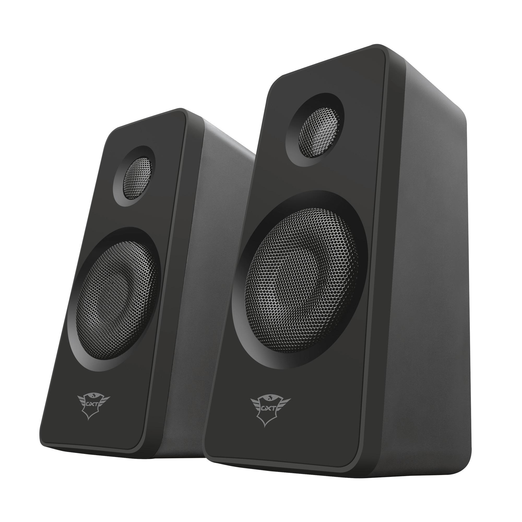 TRUST GXT 628 Tytan 2.1 Gaming Lautsprechersystem mit Subwoofer und LED-Beleuchtung - Schwarz