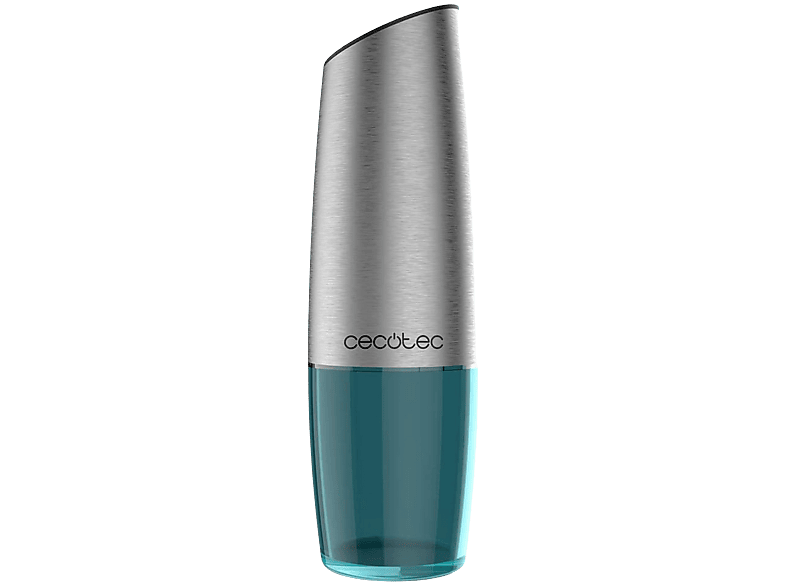 Molinillo - Cecotec Instantmill Gravity, Eléctrico, Acero y cristal, Luz LED, Amoladora de cerámica, Plata