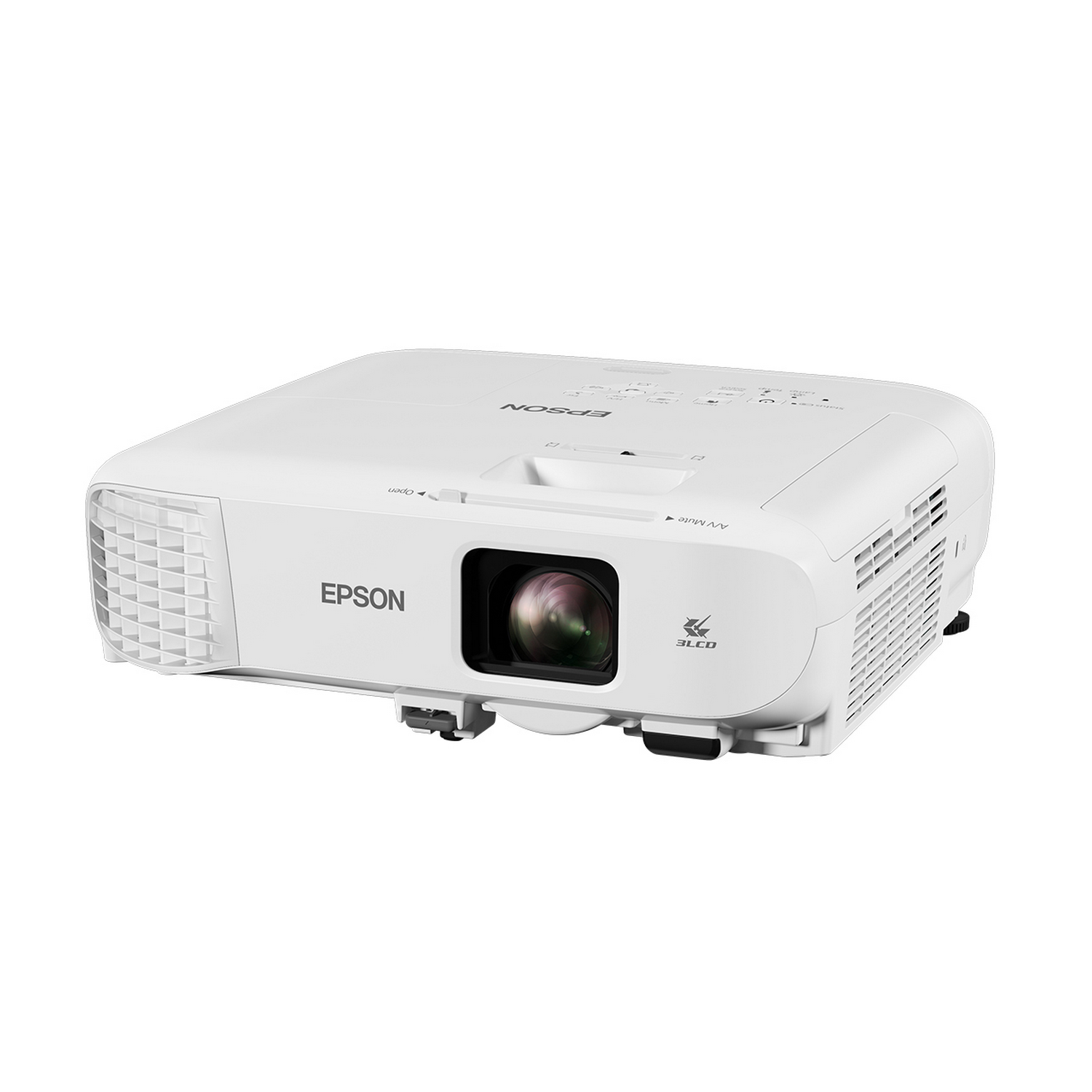 Vídeo-Proyector - Epson EB-E20, Tecnología 3LCD, Emisión de luz blanca y color, HDMI, 3.400 Lm, Blanco