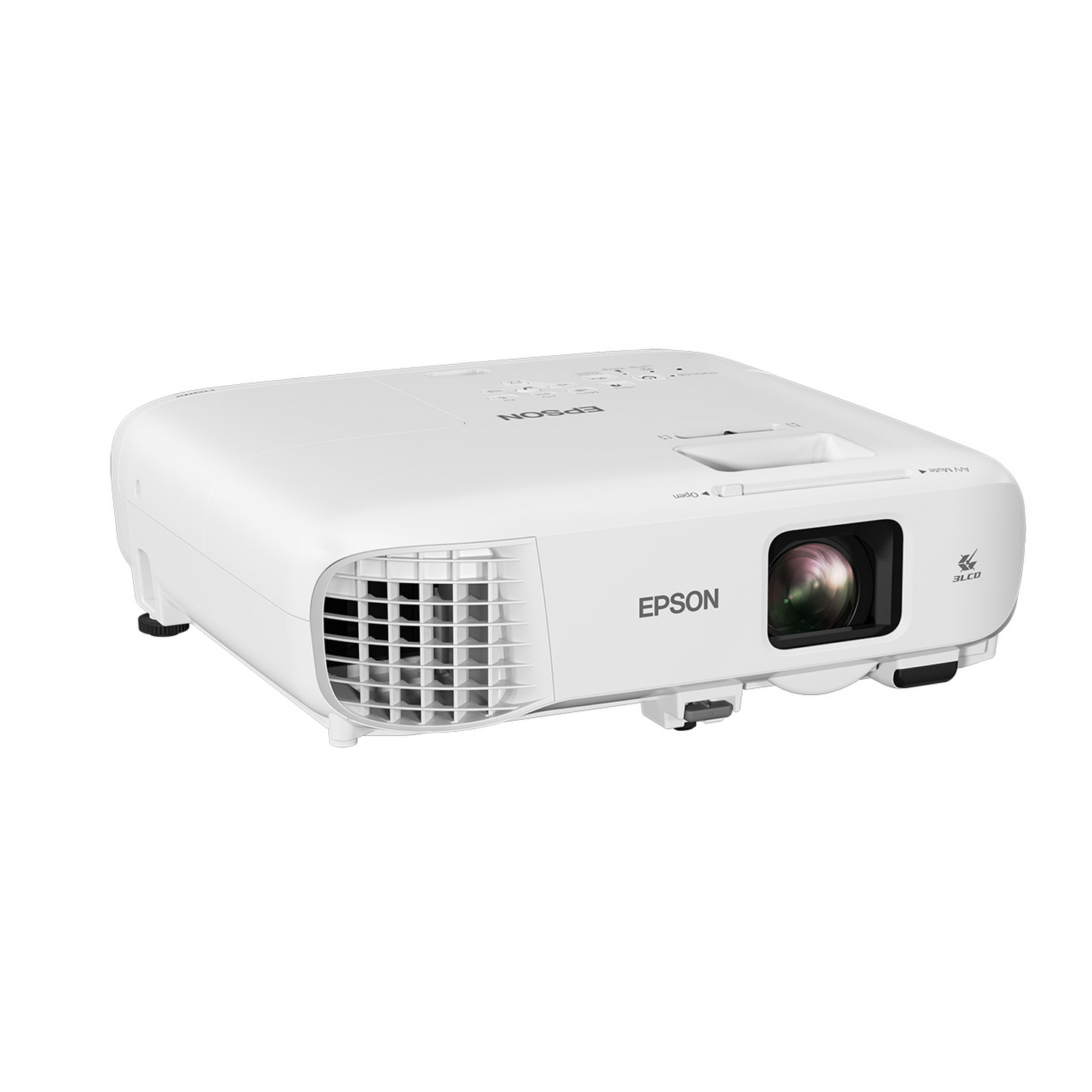 Vídeo-Proyector - Epson EB-E20, Tecnología 3LCD, Emisión de luz blanca y color, HDMI, 3.400 Lm, Blanco