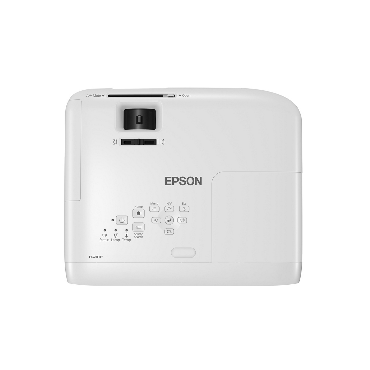 Vídeo-Proyector - Epson EB-E20, Tecnología 3LCD, Emisión de luz blanca y color, HDMI, 3.400 Lm, Blanco