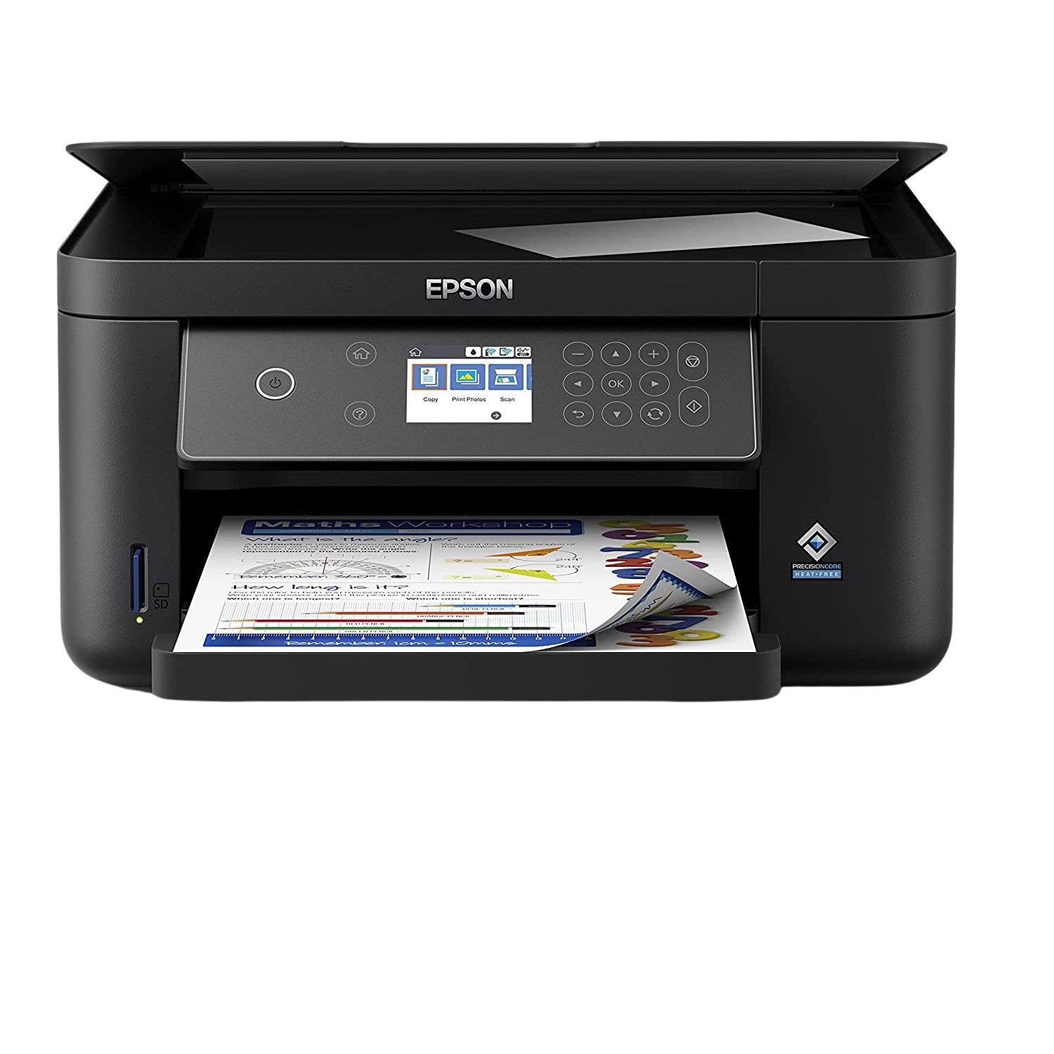 Impresora Epson Expression home xp5150 wifi a4 con doble cara y pantalla lcd bandejas papel delantera trasera 3en1 copiadora mobile printing tinta ‎epson 33 ppm 20