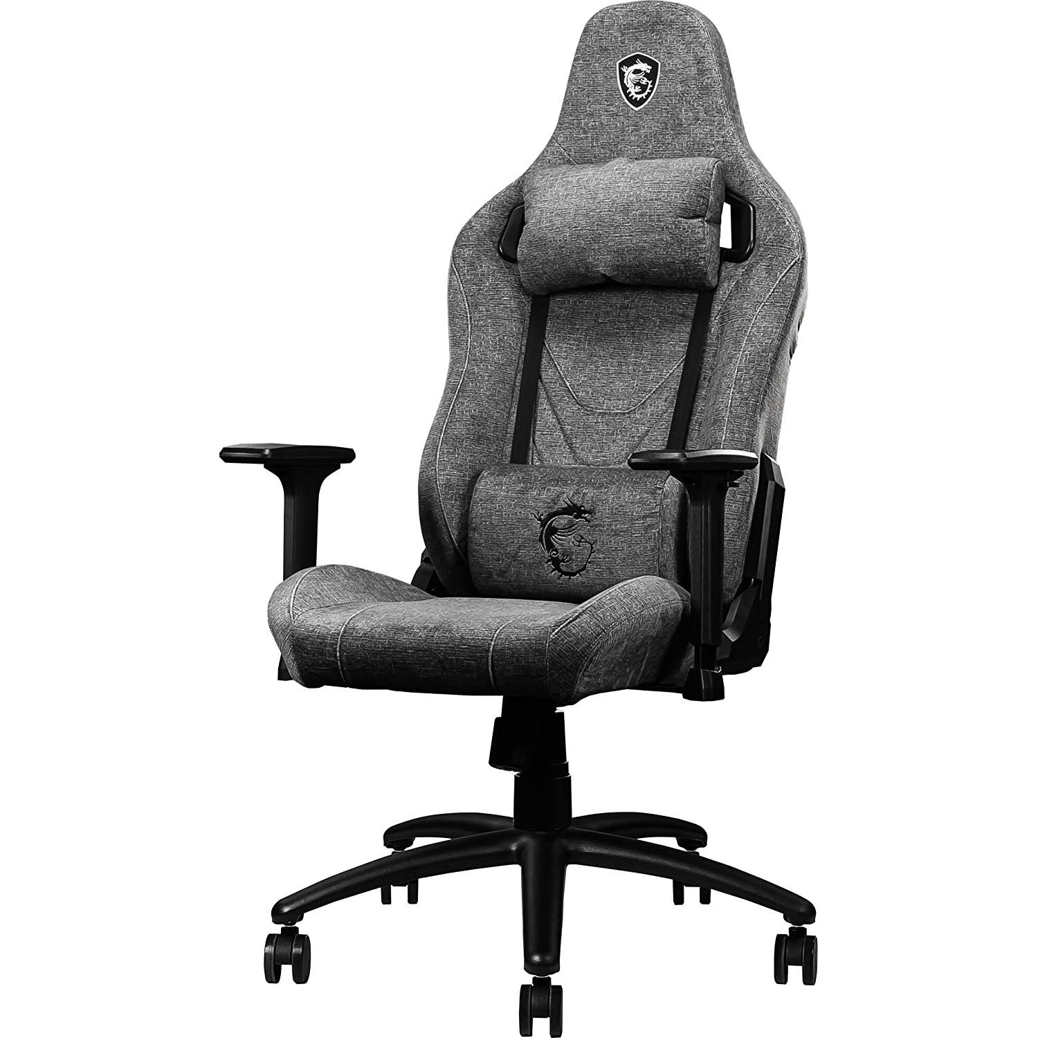 Silla gaming - MSI CH130 I RepelTek Fabric, 2D, Rueda PU 60 mm, Class-4, Negro