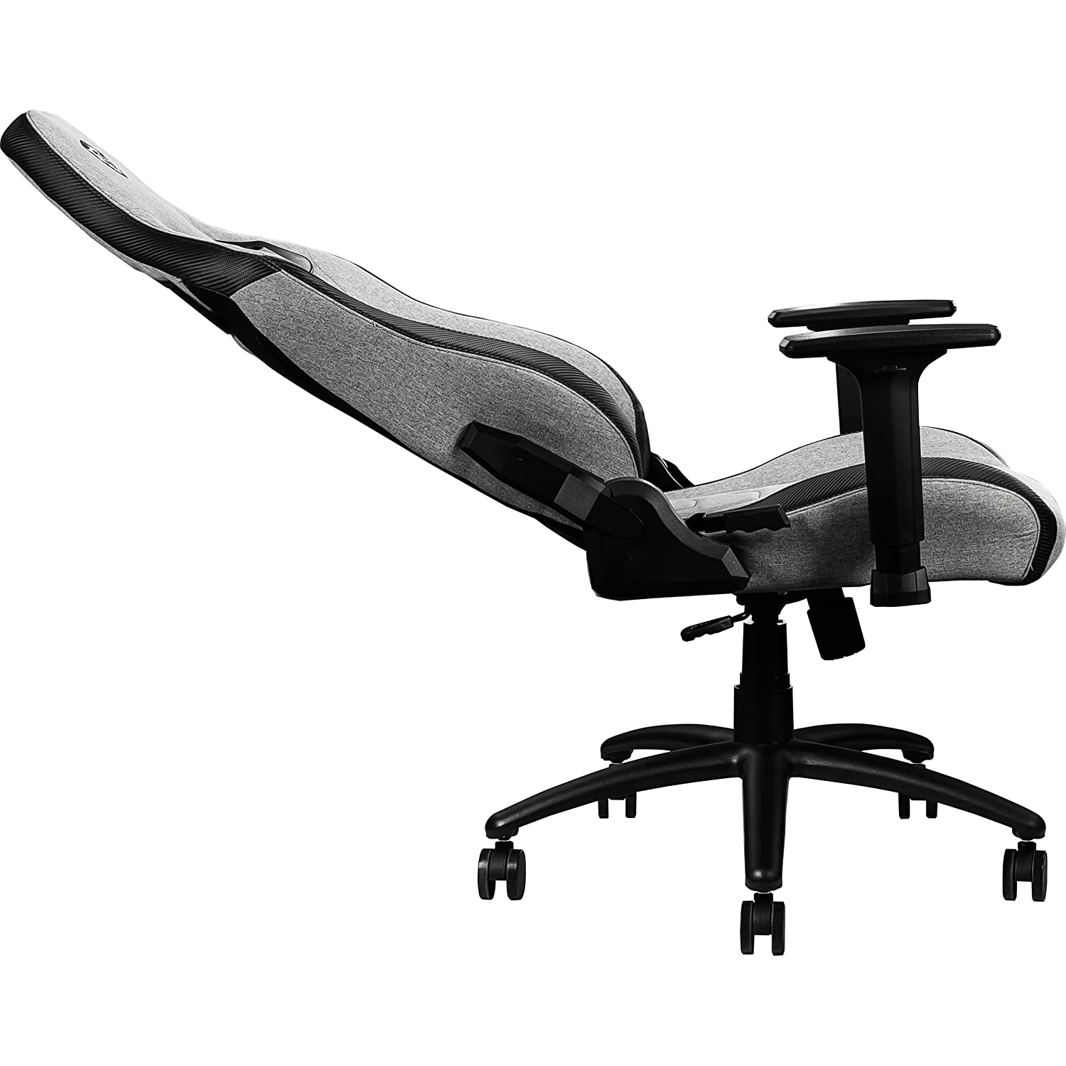 Silla gaming - MSI Mag CH130 I Fabric, 2D, Rueda PU 60mm, Cuero de fibra de carbono, Base de acero, Negro