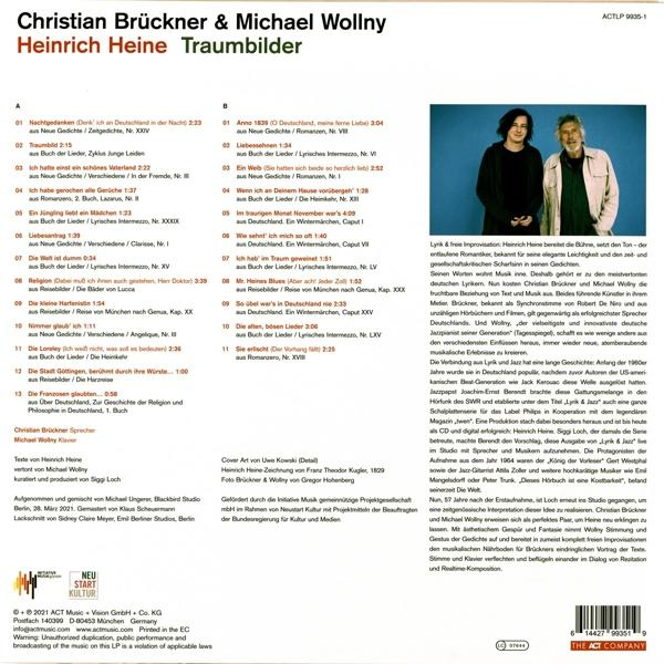 Brückner/Wollny - Heinrich Heine:Traumbilder  - (LP + Download)