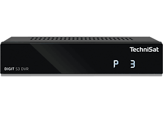 TECHNISAT DIGIT S3 DVR HDTV Sat-Receiver mit Aufnahmefunktion (HDTV, PVR-Funktion, DVB-S, DVB-S2, Schwarz)