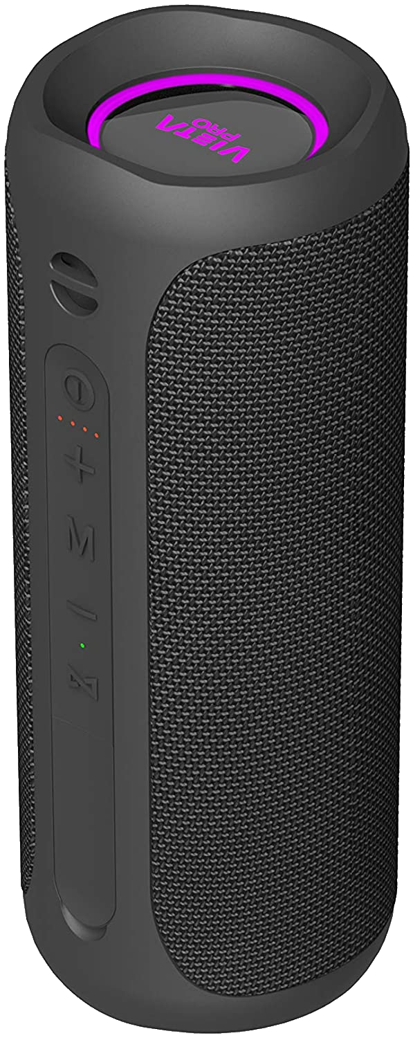 Altavoz inalámbrico - Vieta Pro Goody 2, True Wireless, 12h, 25 W, IPX7, FM, Negro