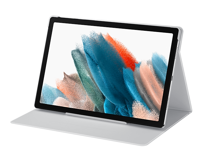 SAMSUNG Bookcover Galaxy Tab A8 Silver (EF-BX200PSEGWW)