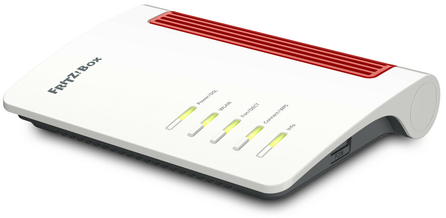 AVM FRITZ!Box 7530 AX - Draadloze Router - 1800 Mbps - WiFi 6 -  Wit