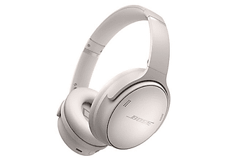 Auriculares inalámbricos - Bose Quiet Comfort 45, De diadema, Bluetooth 5.1, Modo consciente, Blanco ahumado
