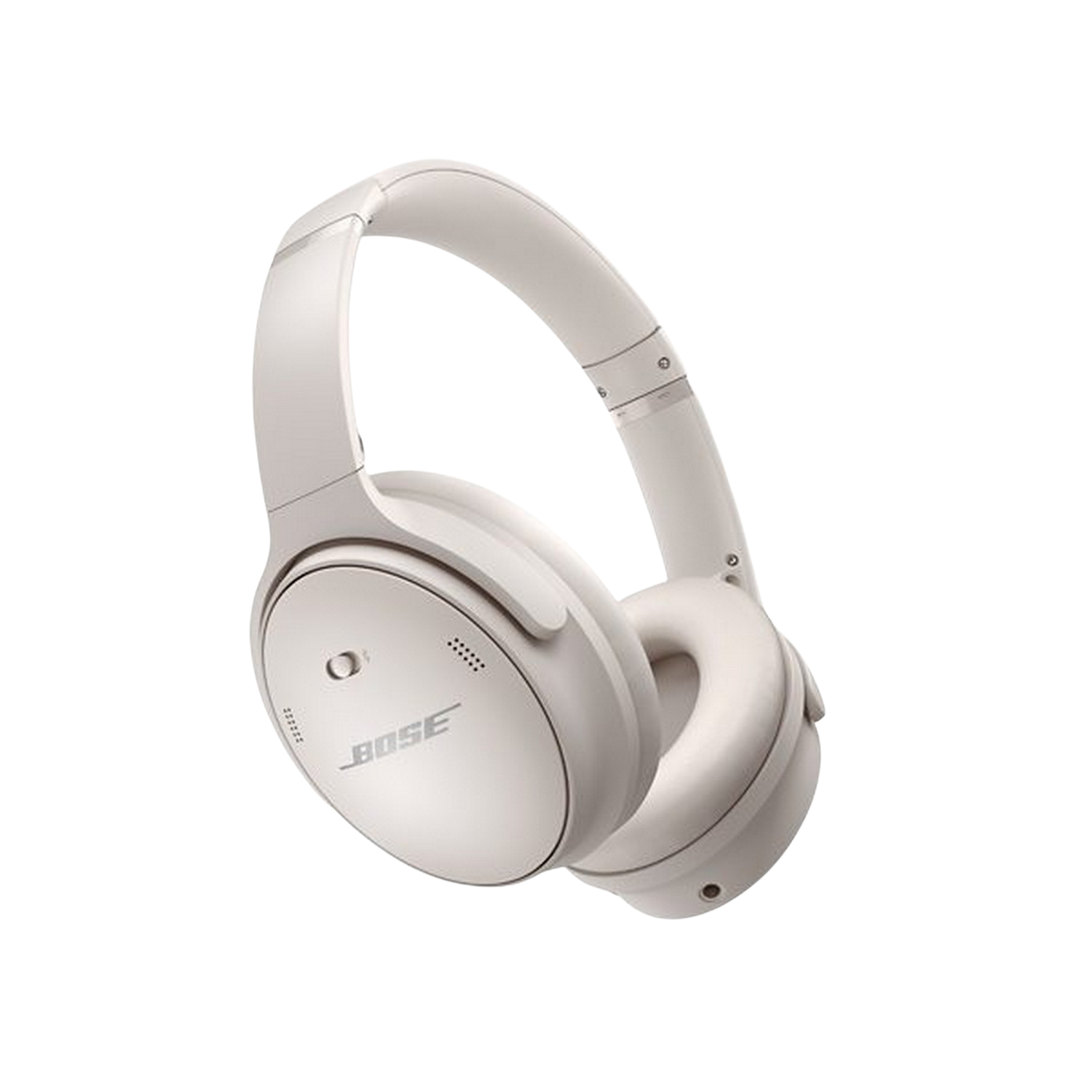 Auriculares inalámbricos - Bose Quiet Comfort 45, De diadema, Bluetooth 5.1, Modo consciente, Blanco ahumado