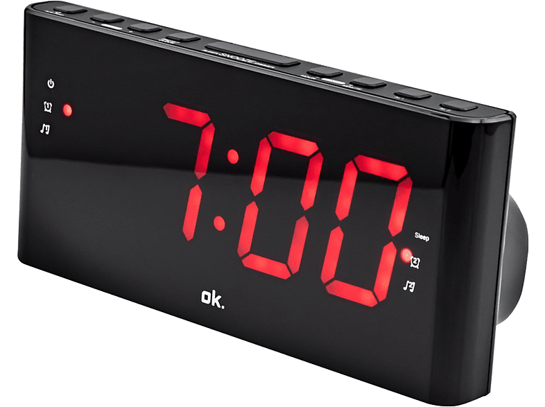 Este despertador digital con pantalla led, alarma dual y en seis