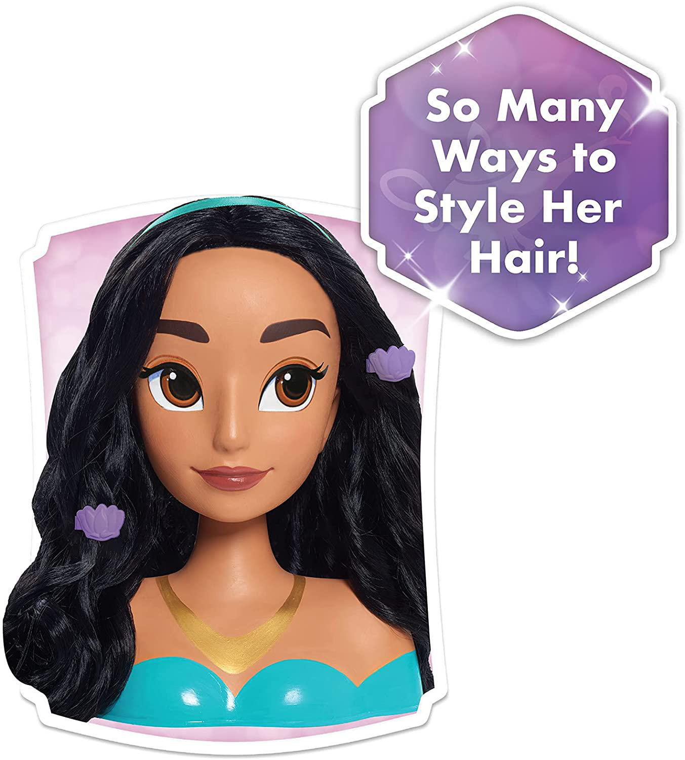JUST PLAY Mehrfarbig Stylinghead Basic Disney Jasmine Spielset