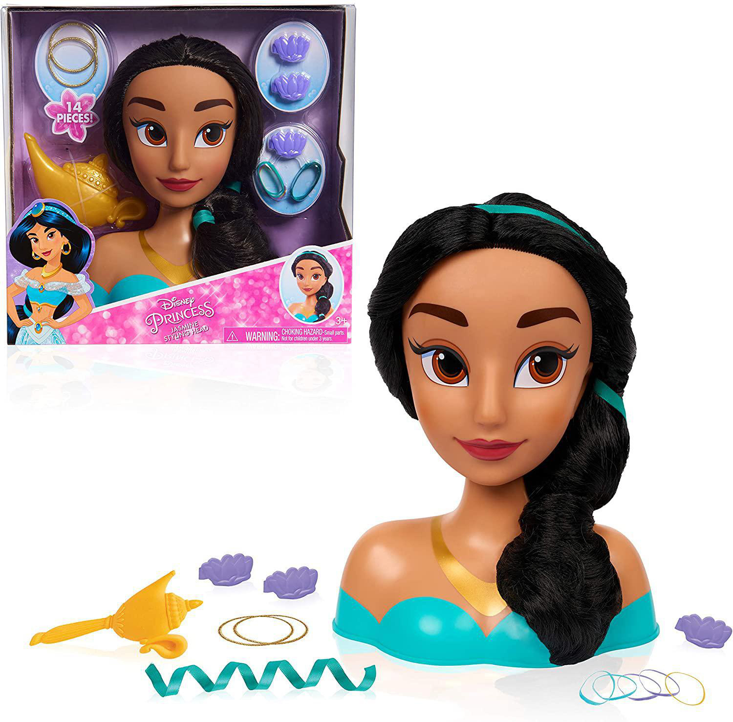 JUST PLAY Disney Basic Mehrfarbig Spielset Stylinghead Jasmine