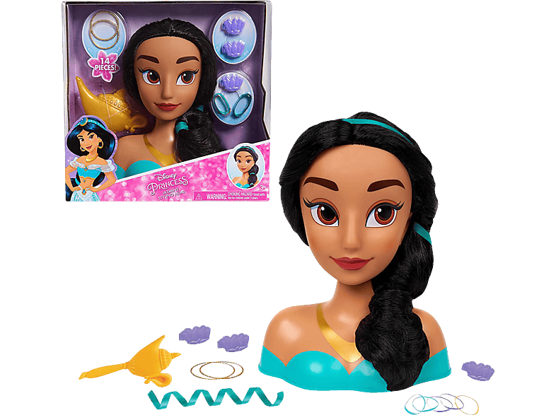 JUST PLAY Disney Basic Mehrfarbig Spielset Stylinghead Jasmine