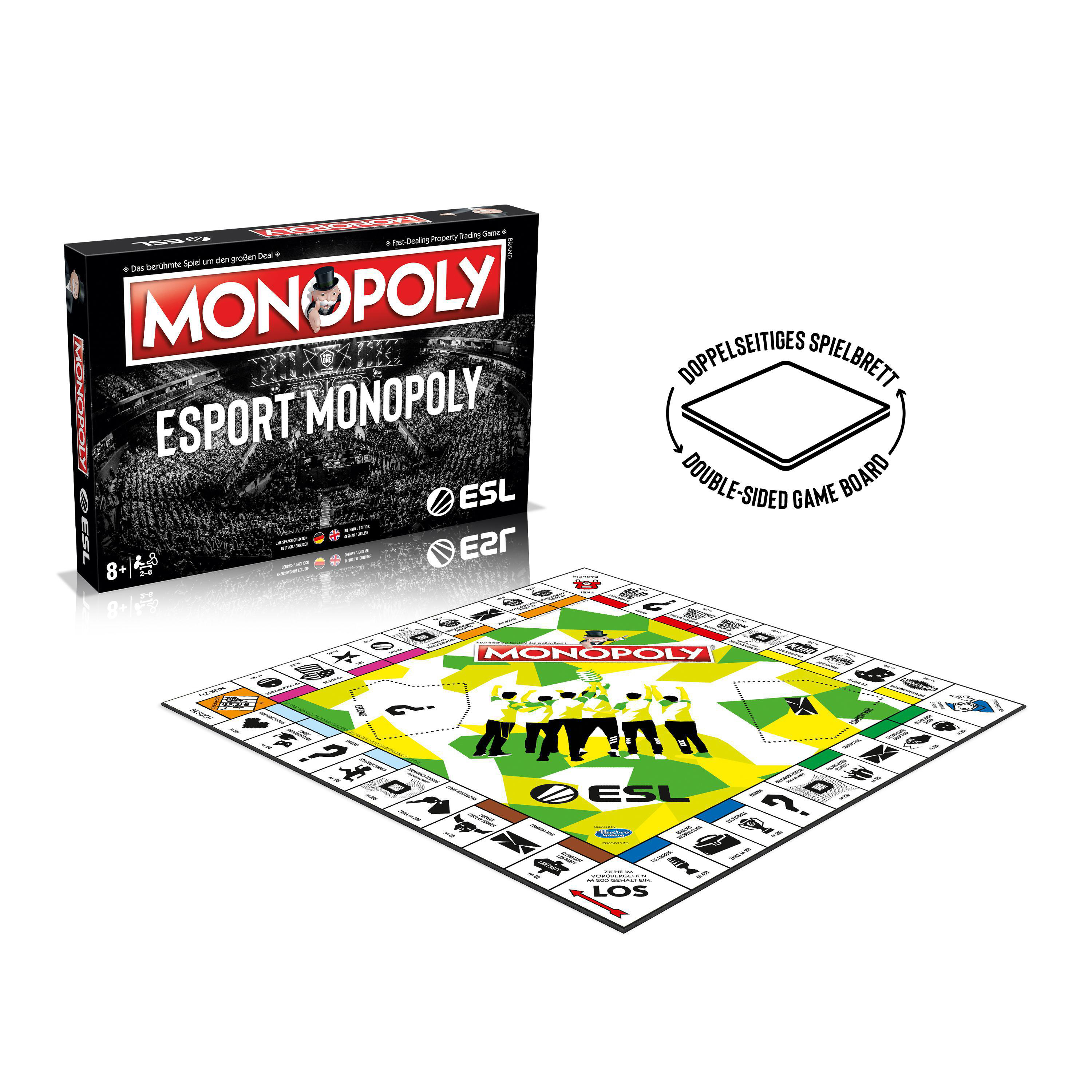 WINNING MOVES Monopoly - E-Sports ESL Gesellschaftsspiel Mehrfarbig
