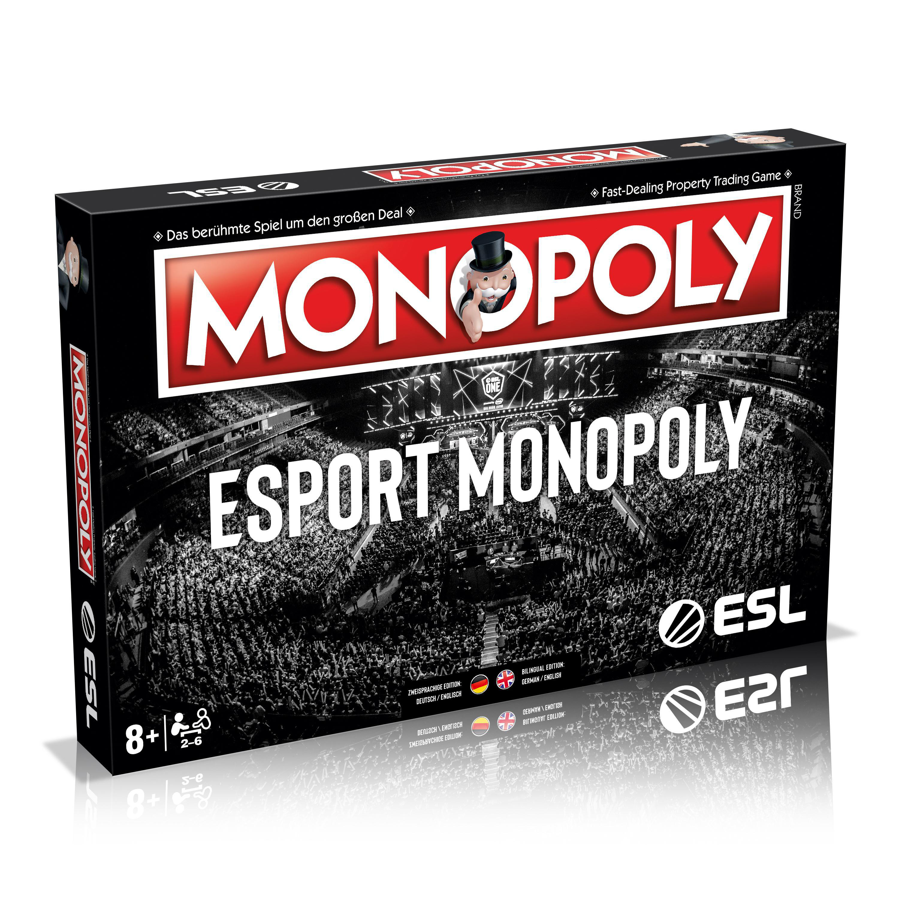 WINNING MOVES Monopoly - E-Sports ESL Gesellschaftsspiel Mehrfarbig