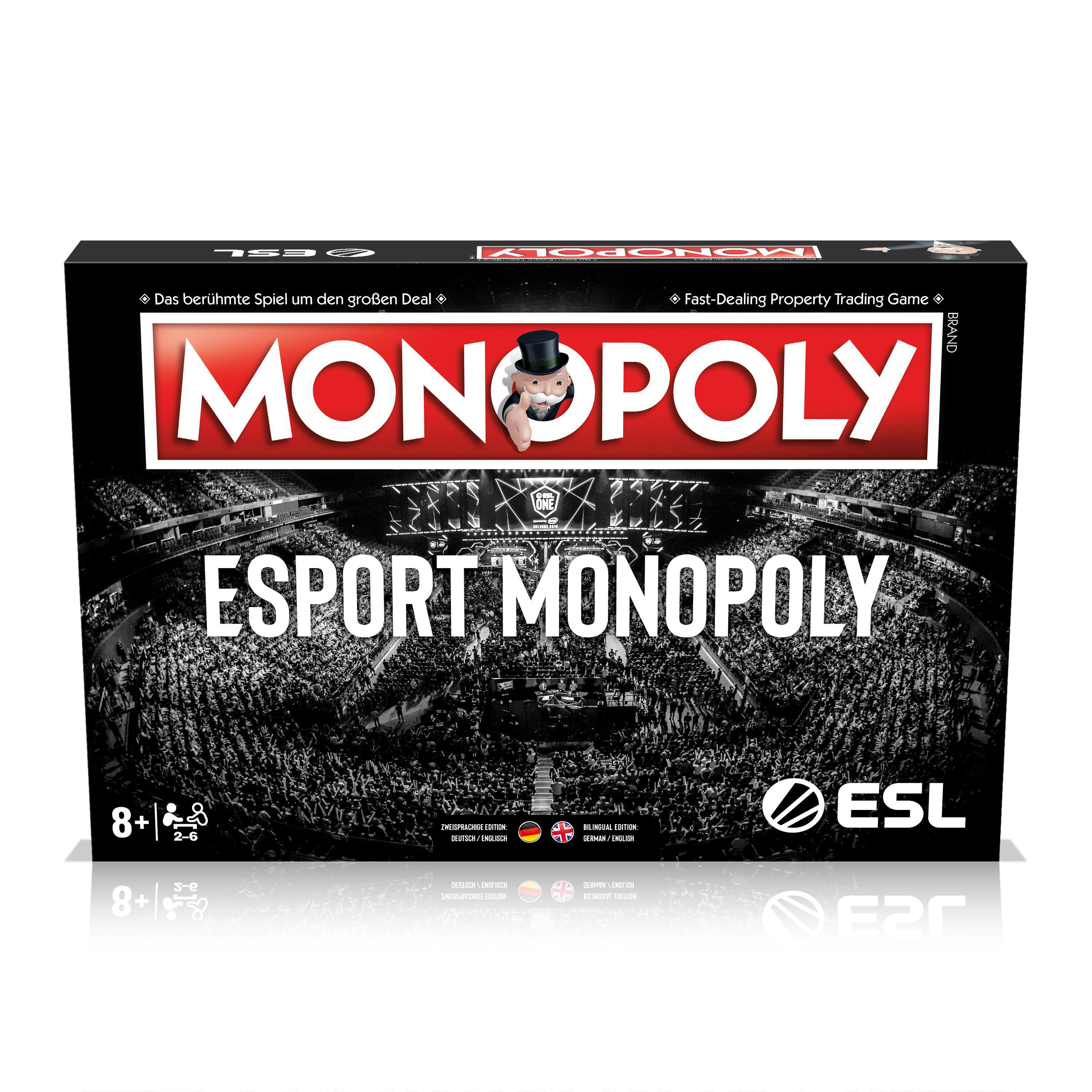 WINNING MOVES Monopoly - E-Sports ESL Gesellschaftsspiel Mehrfarbig