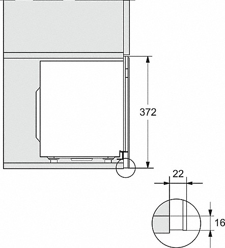MIELE M 2224 SC, Mikrowelle (800 Watt, Grillfunktion)