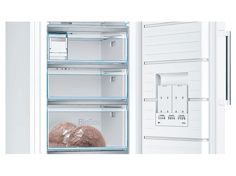Bosch GSN51AWCV Gefrierschrank (C, 175,00 kWh/Jahr, 290 l, 1610 mm hoch, Weiß) — Foto 4 von 5