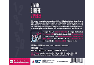 Jimmy 3 Giuffre - 7 Pieces+4 Bonus Tracks  - (CD)