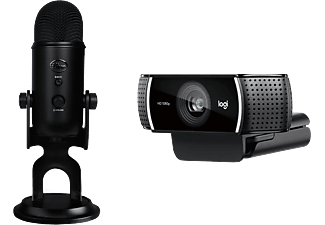 BLUE MICROPHONES Streamer Set - Webcam + micro (Noir)