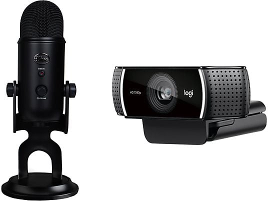 BLUE MICROPHONES Streamer Set - Webcam + microfono (Nero)