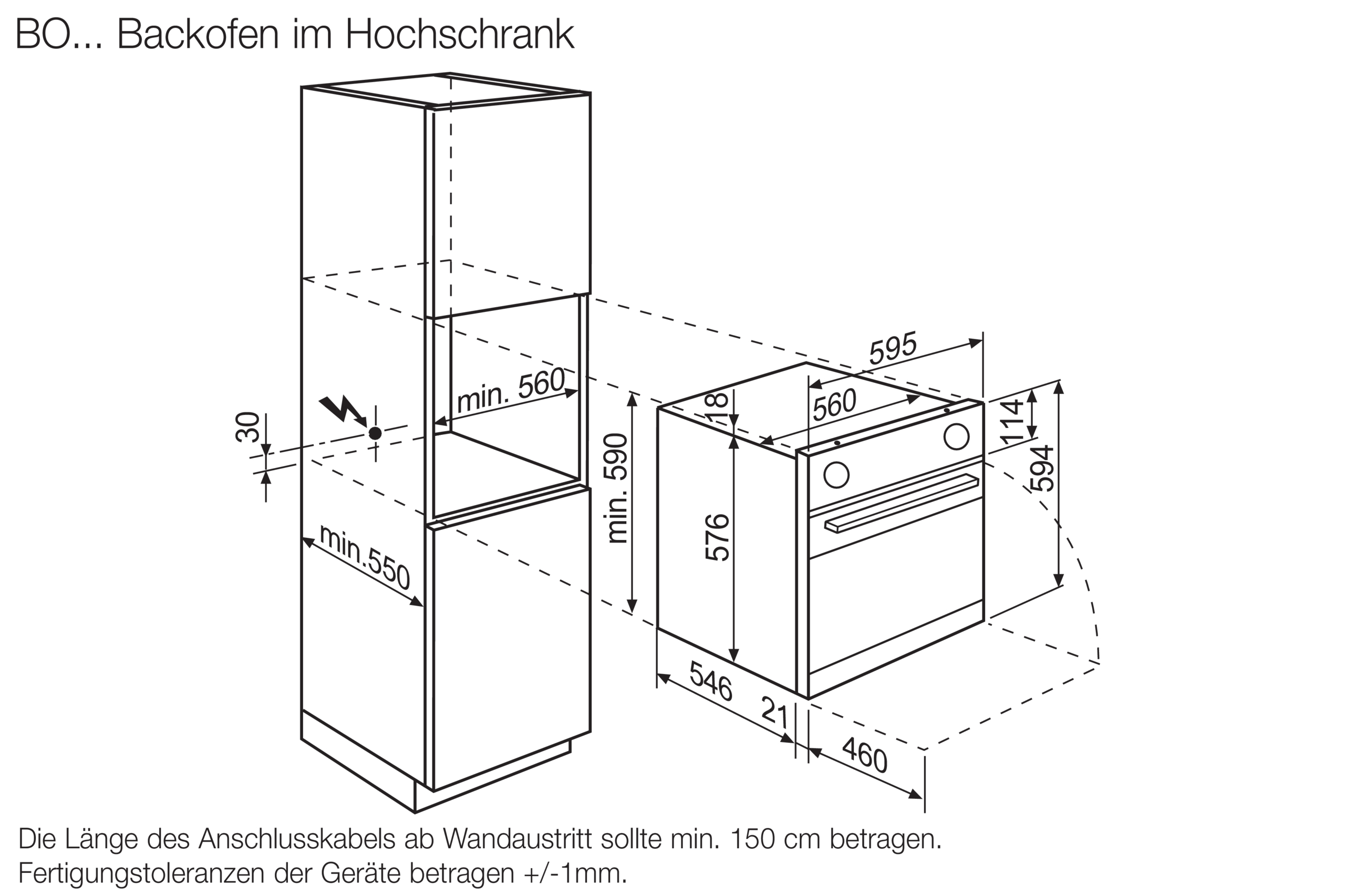 AEG BCO7881V2, Backofen (Einbaugerät, 70 l, 595 mm breit), Dampfgarfunktion