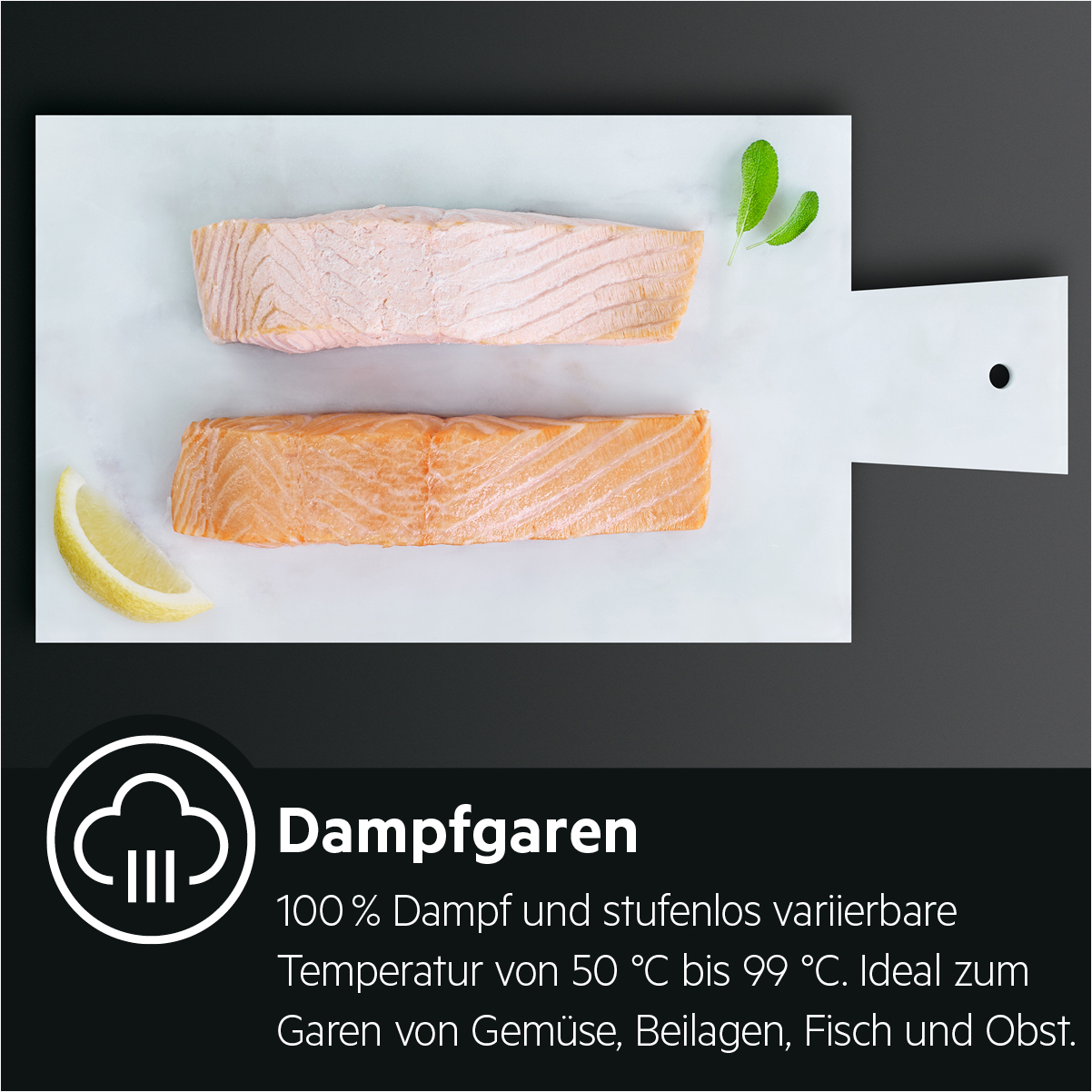 AEG BCO7881V2, Backofen (Einbaugerät, 70 l, 595 mm breit), Dampfgarfunktion