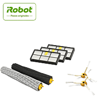 borde Distribución mezcla Accesorio aspirador | iRobot Kit de repuesto para Roomba Series 800/900,  Recambios originales de iRobot