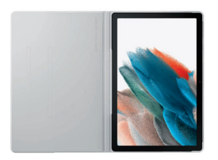 SAMSUNG EF-BX200, Bookcover, Samsung, Galaxy Tab A8, Silver