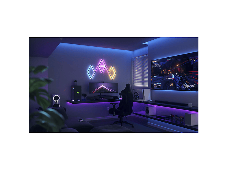 Nanoleaf Lines Expansion Pack, Erweiterungsset mit 3 Lines (NL59-E-0001LW-3P); Light Lines — Foto 4 von 5