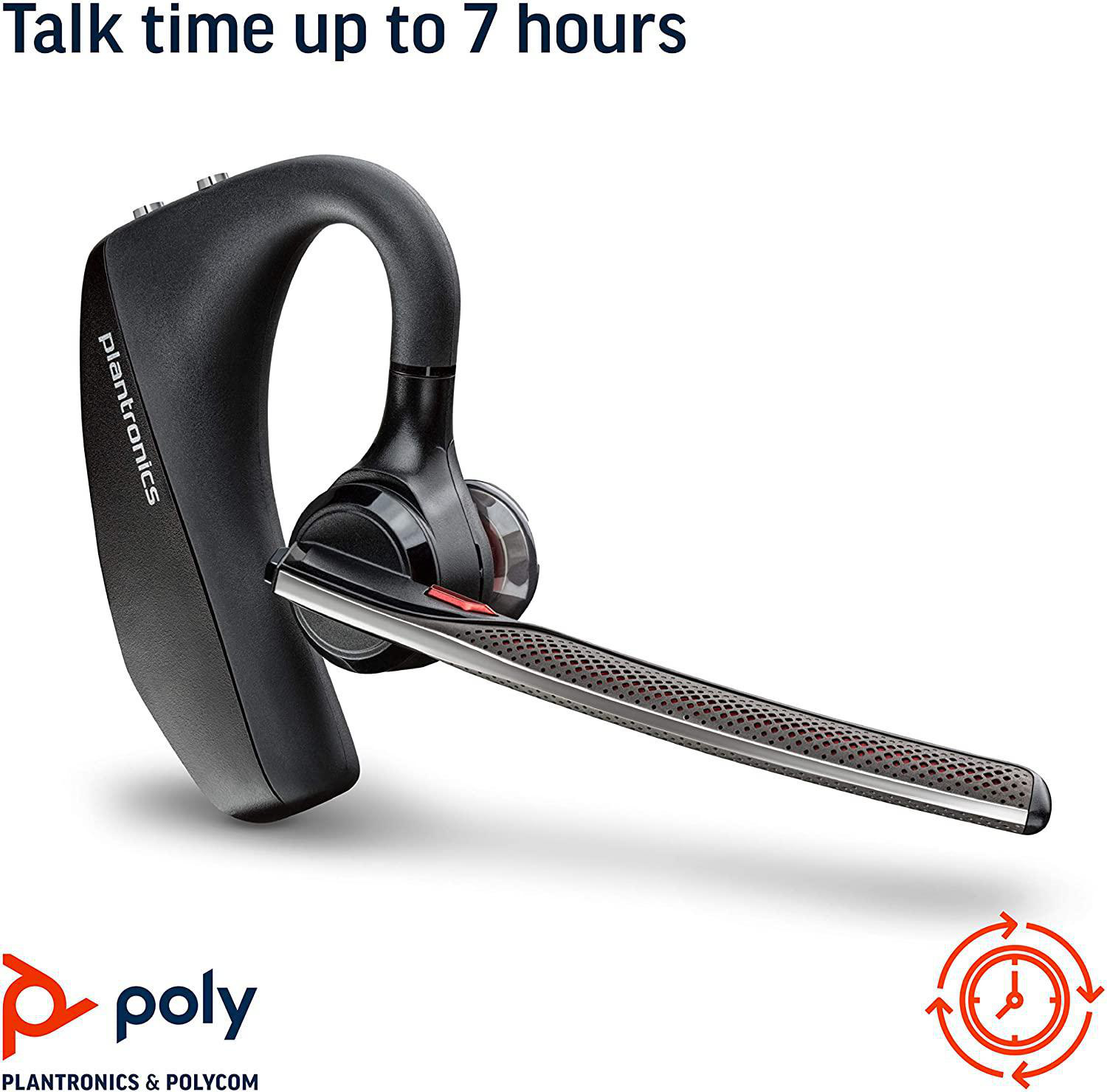 POLY Voyager 5200 Schwarz Headset Office, Bluetooth In-ear
