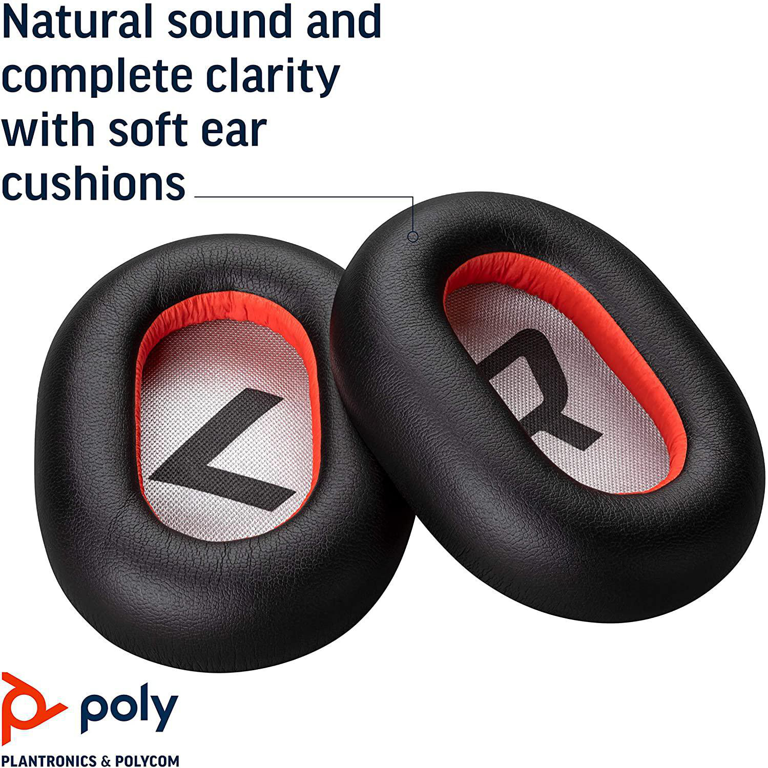 POLY Voyager 8200 UC, Over-ear Headset Bluetooth Schwarz