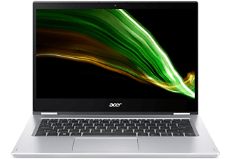 ACER Convertible Spin 1, Celeron N5100, 4GB RAM, 128GB eMMC, 14 Zoll Touch FHD, Win11 S-Modus, Silber