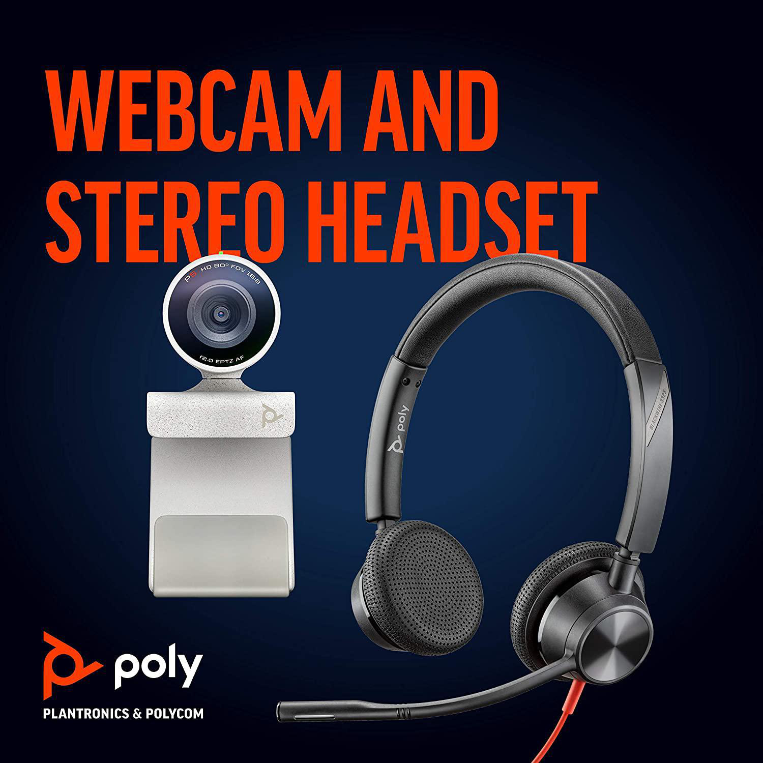 POLY Headset, Studio mit Mehrfarbig Blackwire Corded Kit 3325 P5