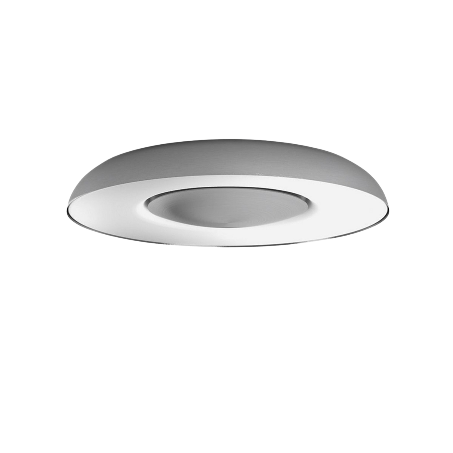 Lámpara portátil Bluetooth - Philips Plafón Still, Luz blanca de cálida a fría, Compatible app, Plata