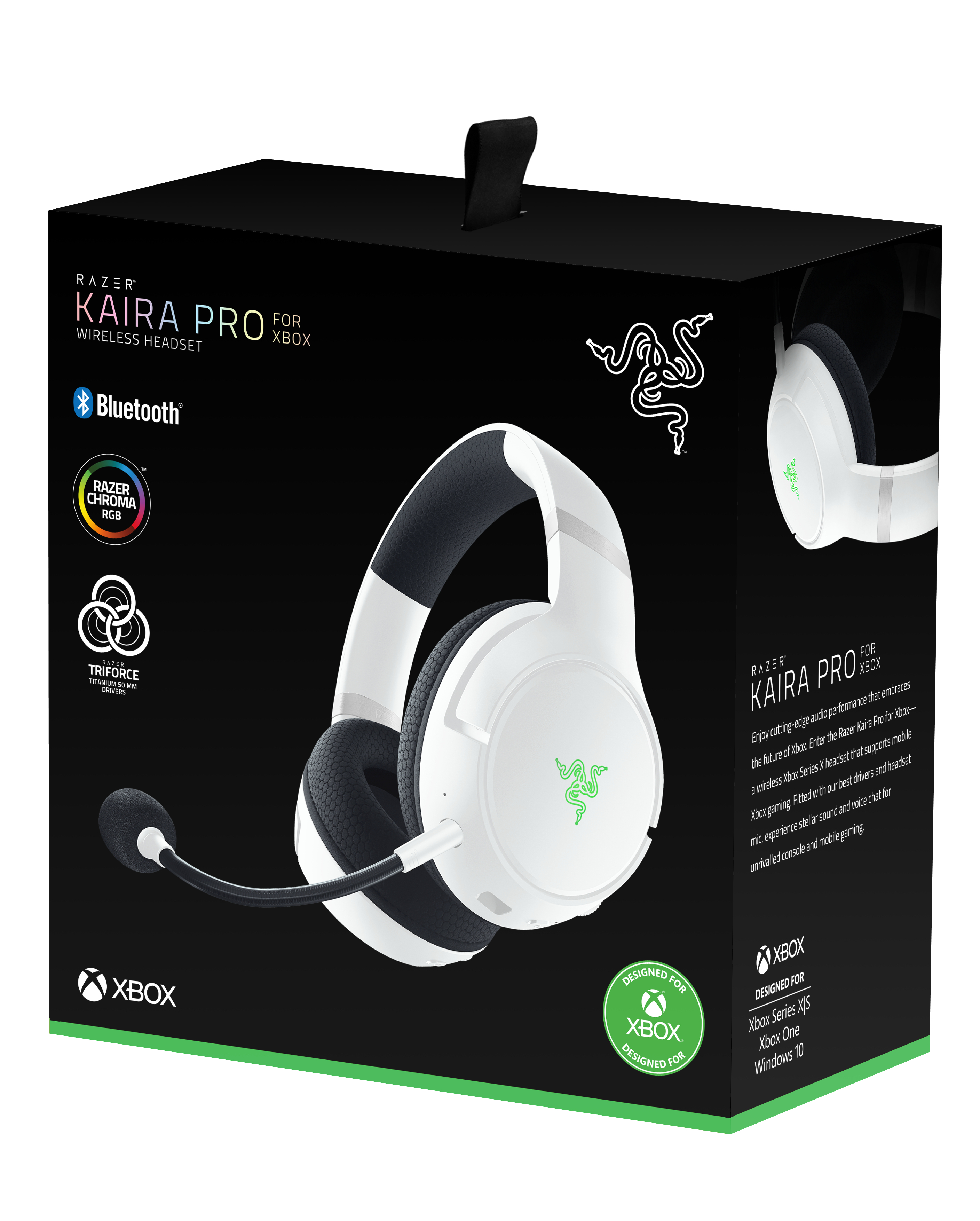 Kaira Weiß Gaming -Series RAZER Xbox for X|S Wireless, Over-ear Headset Pro Bluetooth