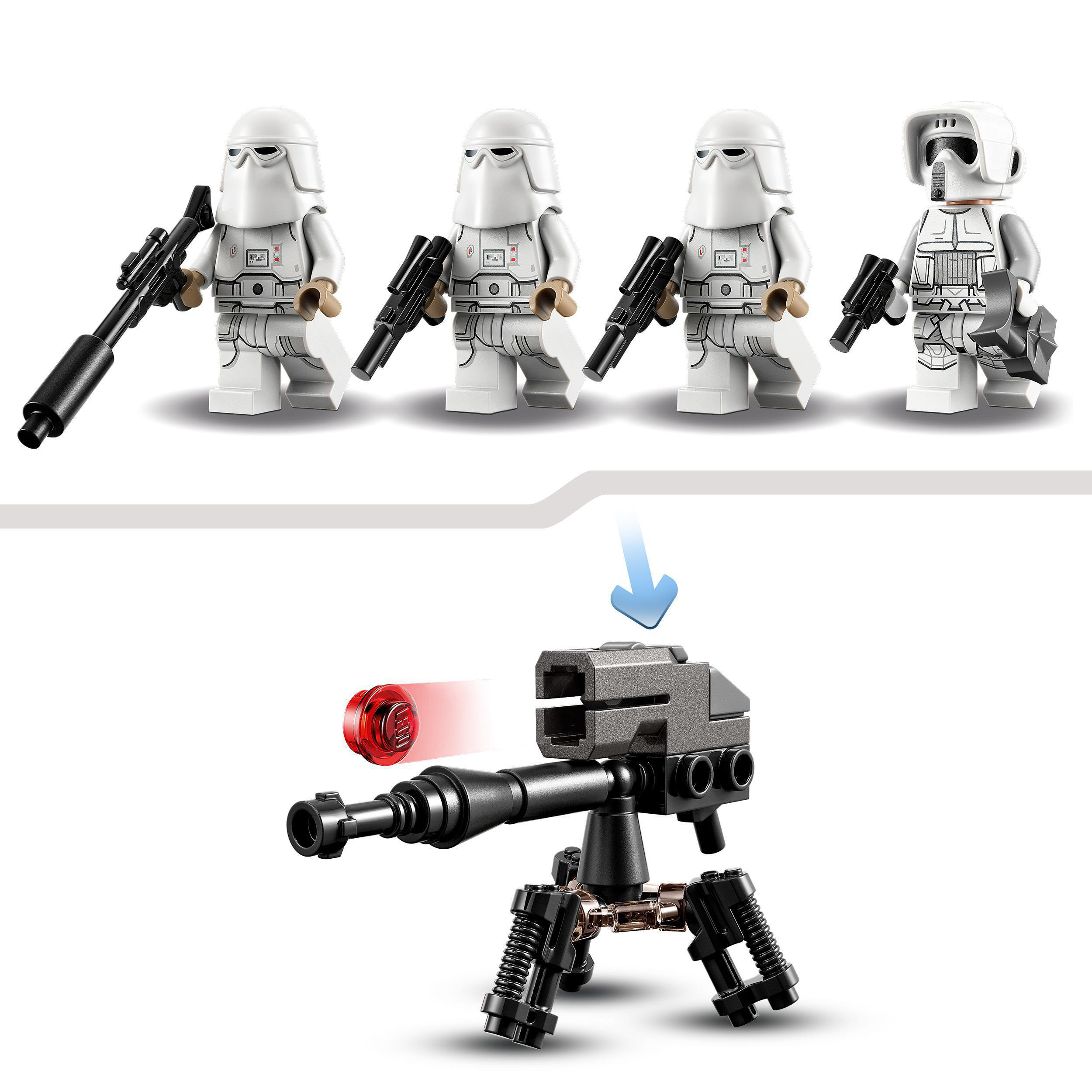 LEGO Star Wars 75320 Snowtrooper™ Battle Pack Bausatz, Mehrfarbig