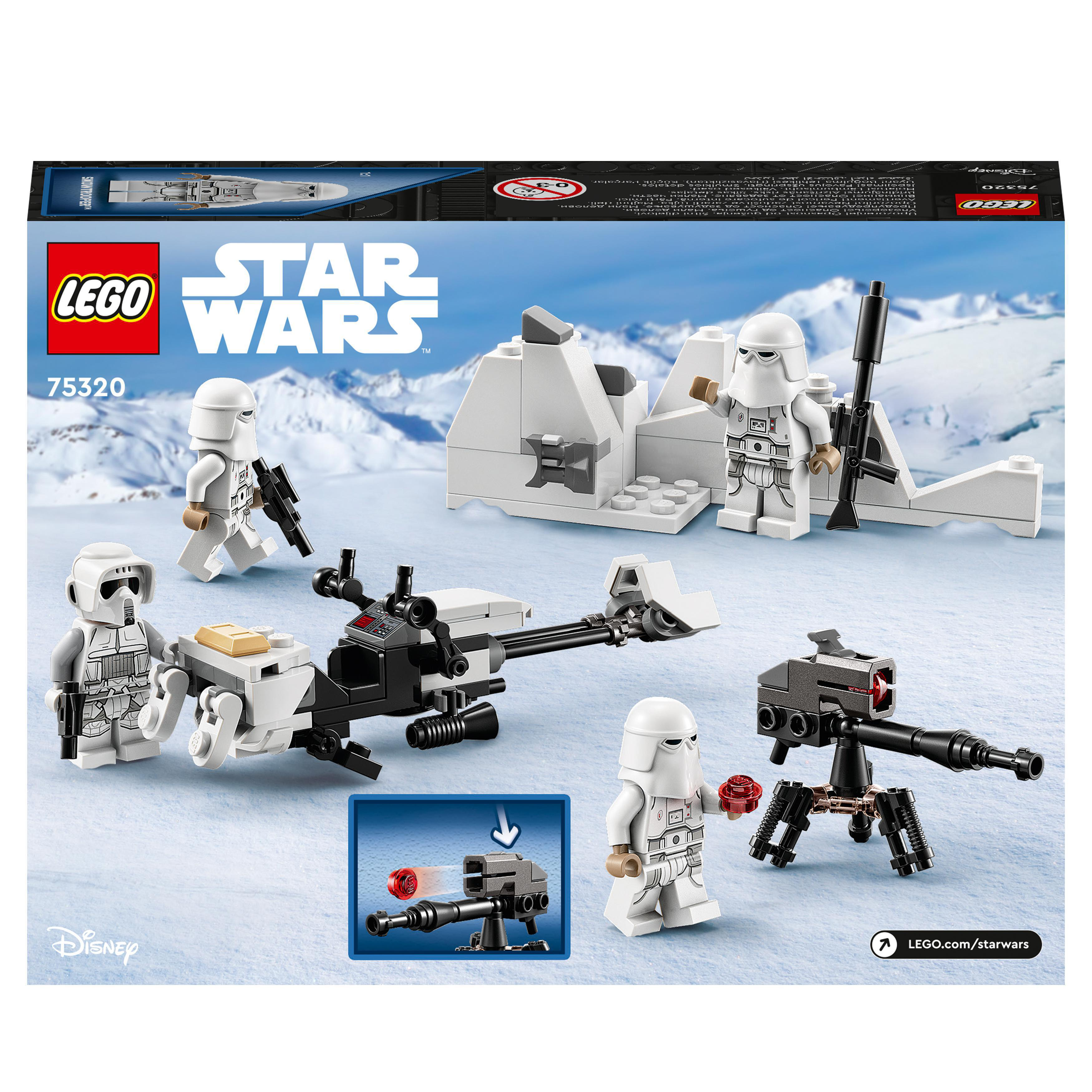 LEGO Star Wars 75320 Snowtrooper™ Battle Pack Bausatz, Mehrfarbig