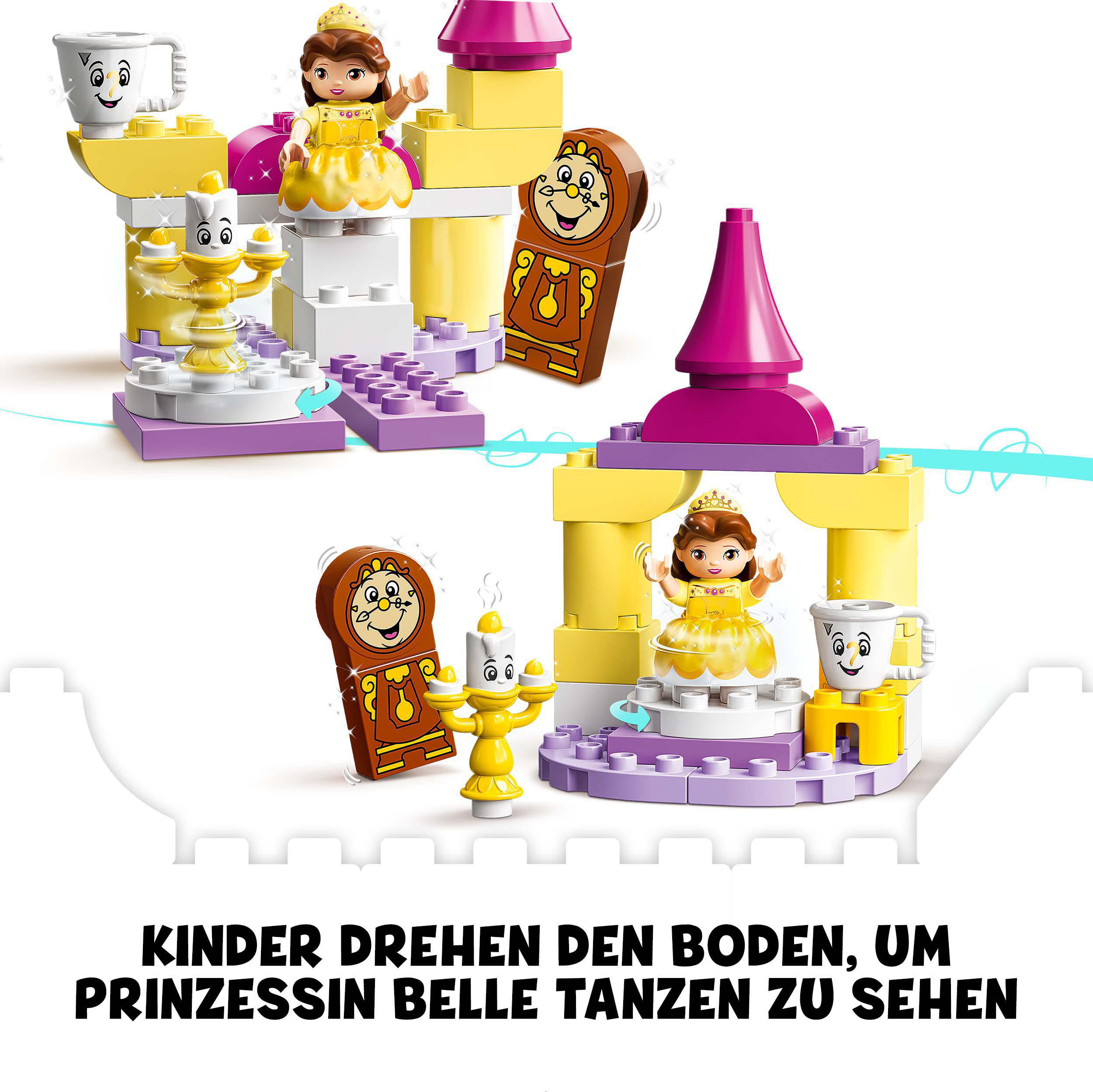 LEGO DUPLO 10960 Belles Ballsaal Bausatz, Mehrfarbig