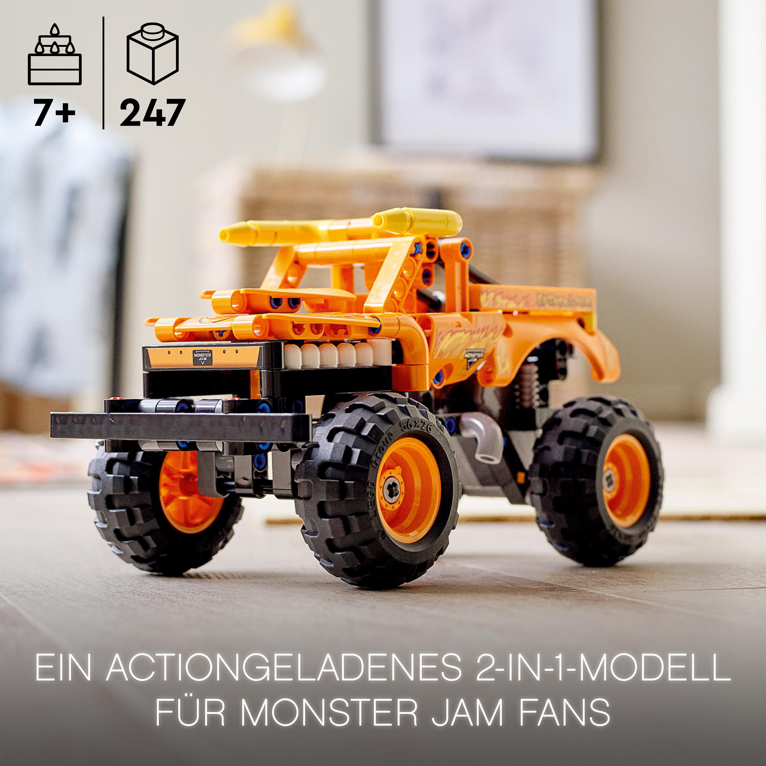 LEGO Technic 42135 Monster Jam™ El Toro Loco™ Bausatz, Mehrfarbig