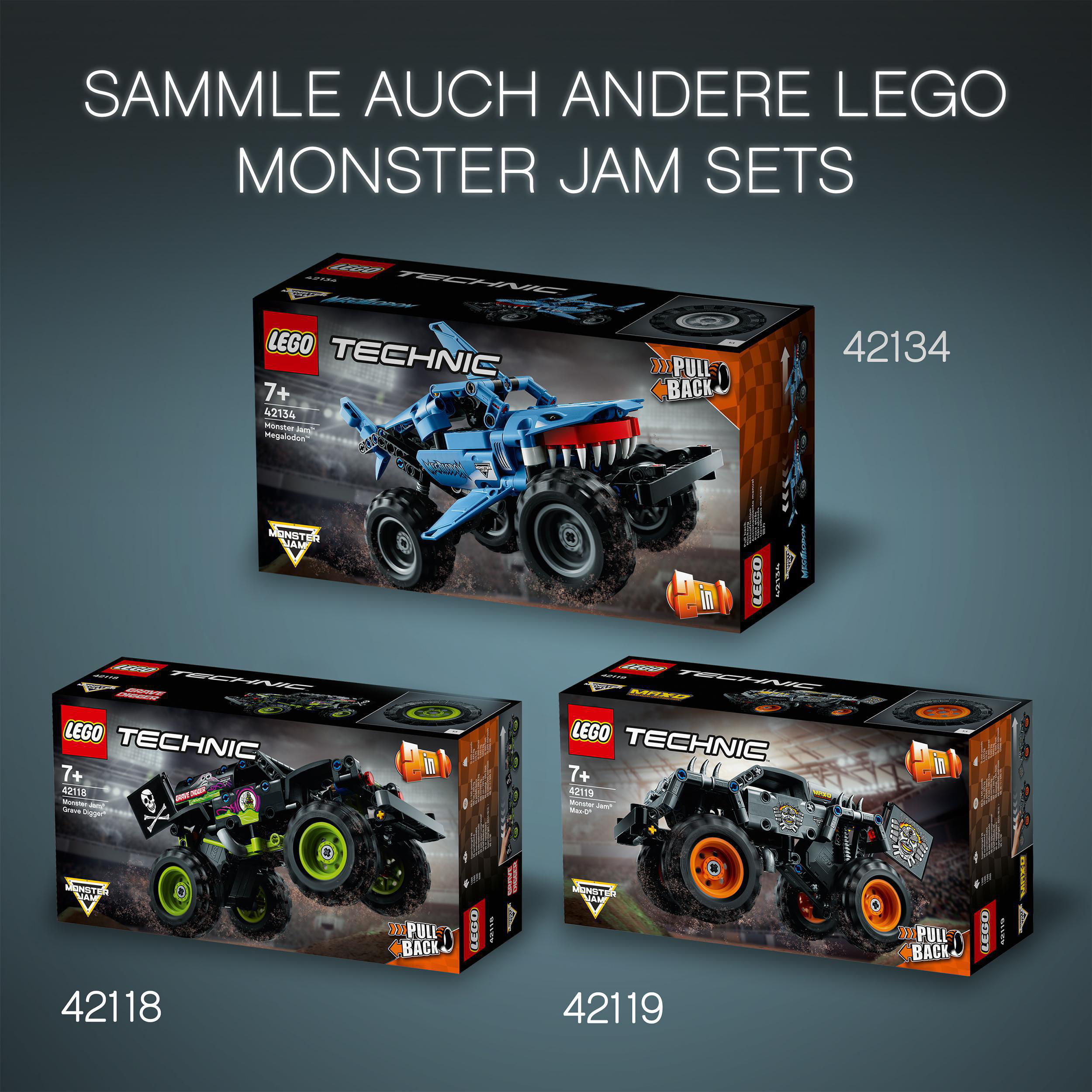 LEGO Technic 42135 Monster Jam™ El Toro Loco™ Bausatz, Mehrfarbig