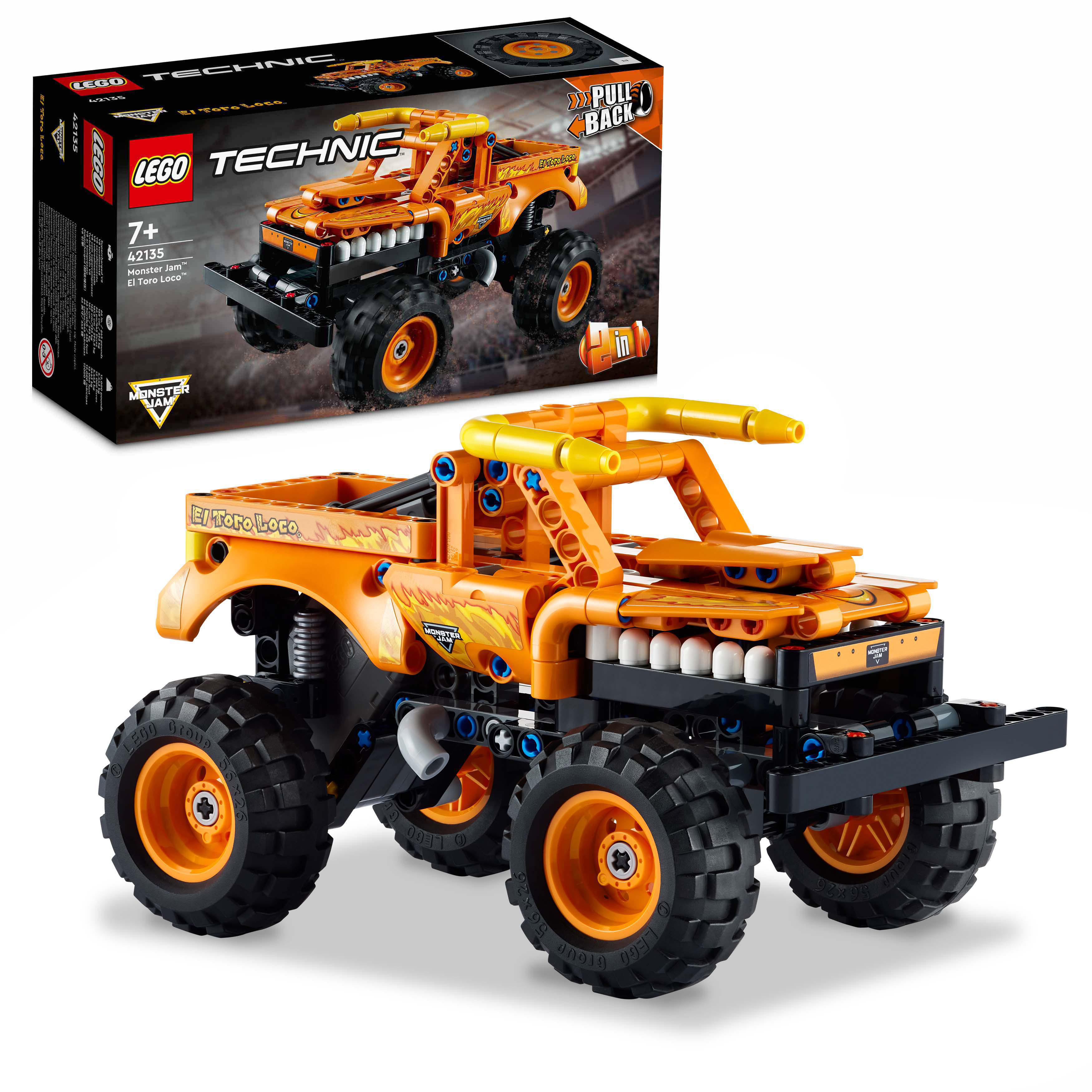 LEGO Technic 42135 Monster Jam™ El Toro Loco™ Bausatz, Mehrfarbig