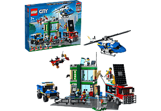 LEGO City 60317 Banküberfall mit Verfolgungsjagd Bausatz, Mehrfarbig
