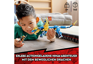 LEGO NINJAGO 71760  Jays Donnerdrache EVO Bausatz, Mehrfarbig