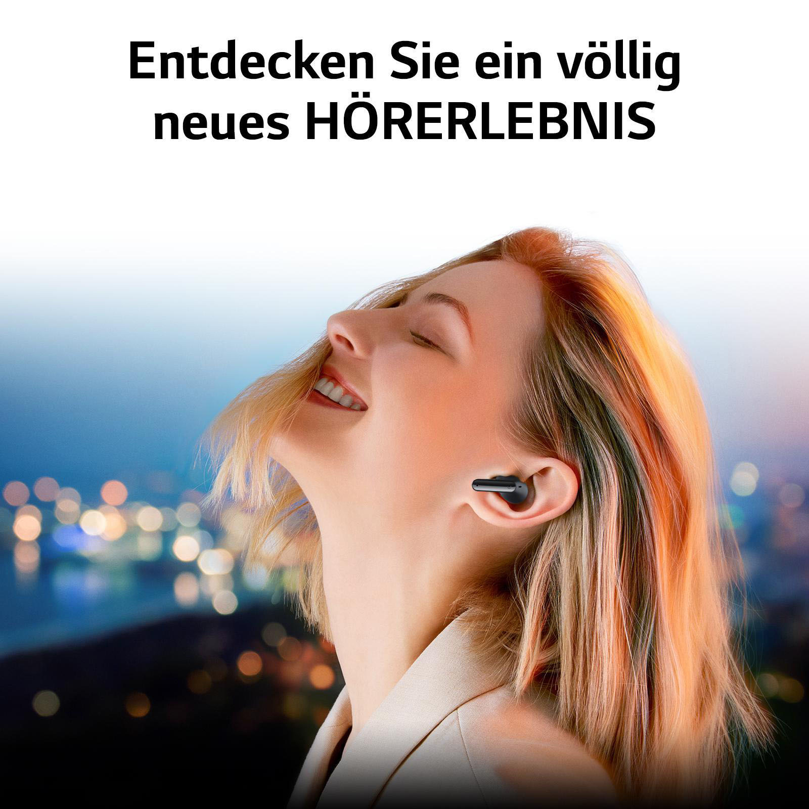 LG TONE Free DFP8, In-ear Kopfhörer Bluetooth Charcoal Black